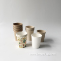 Leakproof thick single wall craft paper cups 8oz